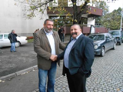 Predsednik LU Juhor sa predsednikom Opštine Varvarin